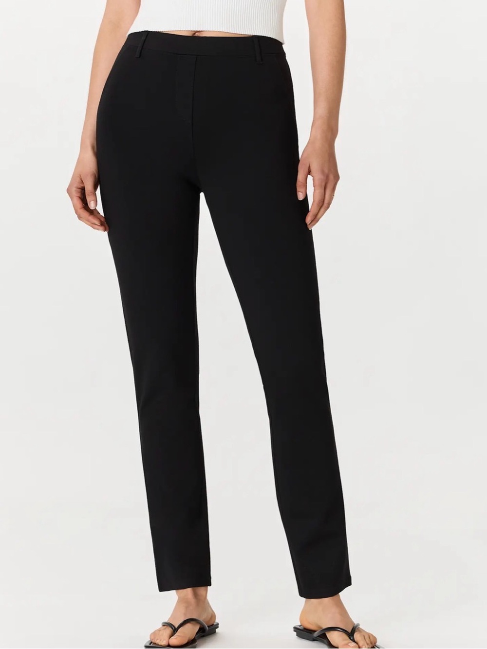 Ultra-Stretch Ponte Straight Leg Pants